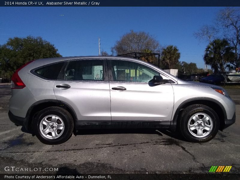 Alabaster Silver Metallic / Gray 2014 Honda CR-V LX