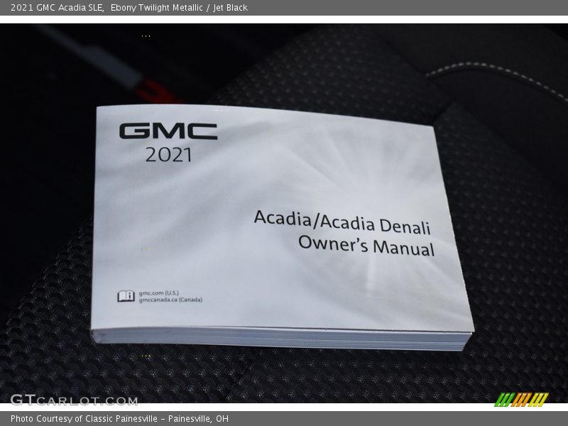 Ebony Twilight Metallic / Jet Black 2021 GMC Acadia SLE