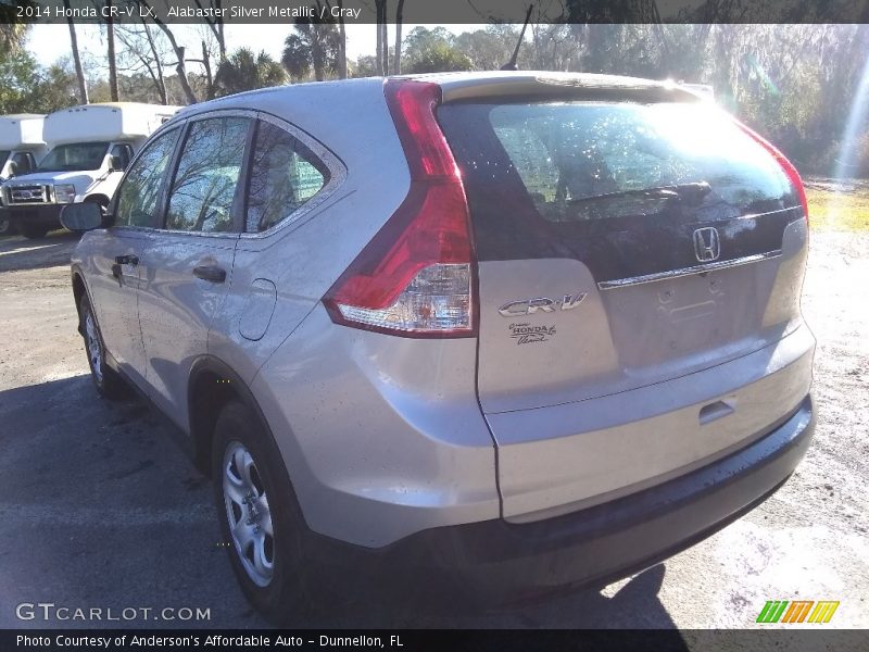 Alabaster Silver Metallic / Gray 2014 Honda CR-V LX