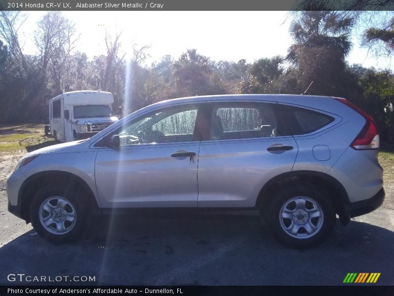 Alabaster Silver Metallic / Gray 2014 Honda CR-V LX