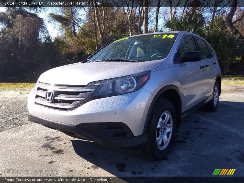 Alabaster Silver Metallic / Gray 2014 Honda CR-V LX