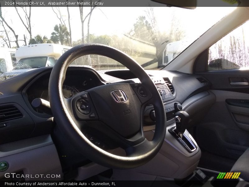 Alabaster Silver Metallic / Gray 2014 Honda CR-V LX