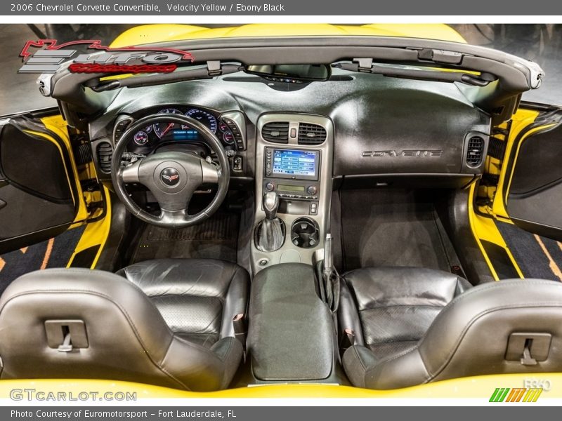 Velocity Yellow / Ebony Black 2006 Chevrolet Corvette Convertible