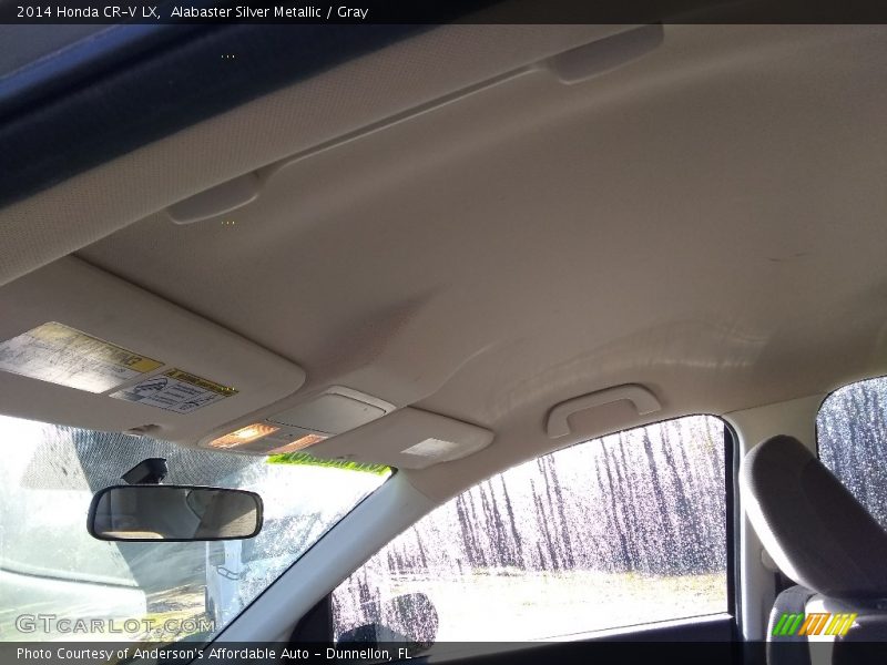 Alabaster Silver Metallic / Gray 2014 Honda CR-V LX