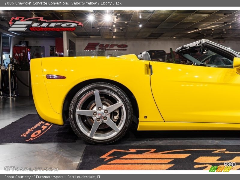 Velocity Yellow / Ebony Black 2006 Chevrolet Corvette Convertible