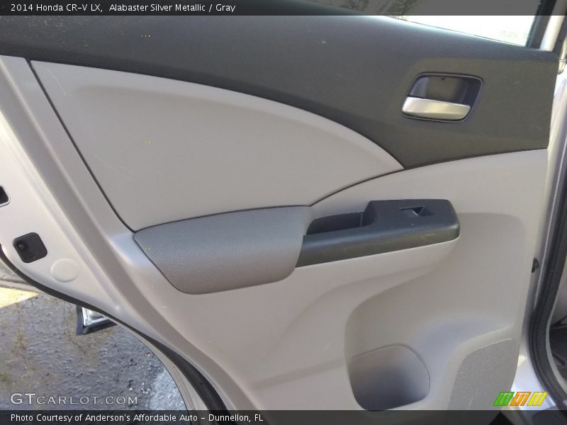Alabaster Silver Metallic / Gray 2014 Honda CR-V LX