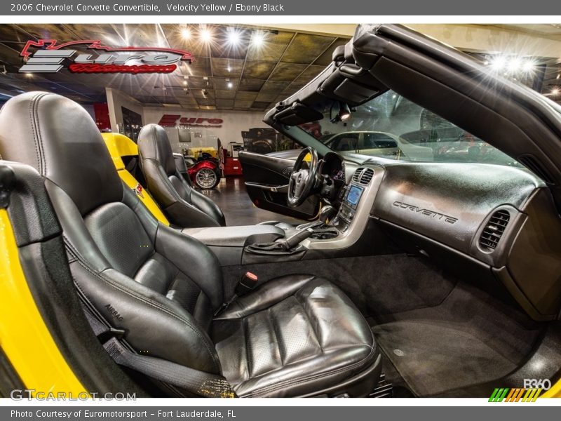 Velocity Yellow / Ebony Black 2006 Chevrolet Corvette Convertible