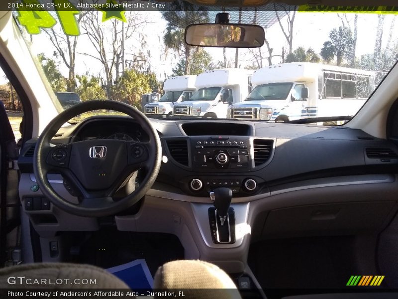 Alabaster Silver Metallic / Gray 2014 Honda CR-V LX