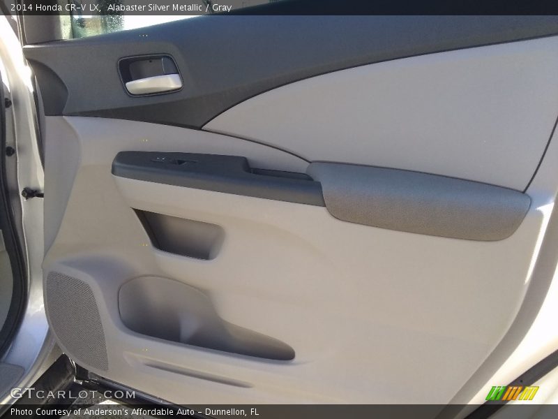 Alabaster Silver Metallic / Gray 2014 Honda CR-V LX