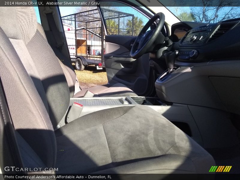Alabaster Silver Metallic / Gray 2014 Honda CR-V LX