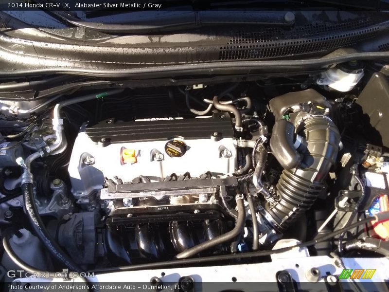 Alabaster Silver Metallic / Gray 2014 Honda CR-V LX