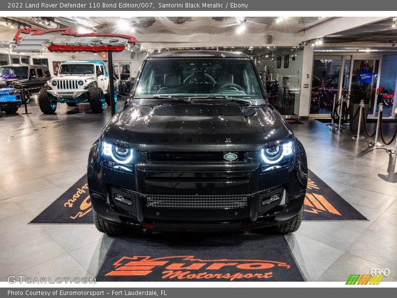Santorini Black Metallic / Ebony 2022 Land Rover Defender 110 Bond Edition/007