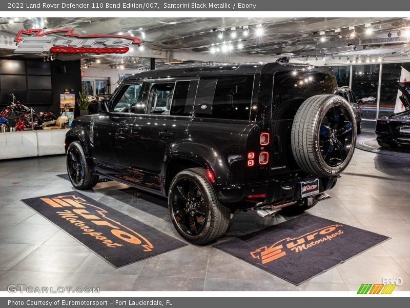 Santorini Black Metallic / Ebony 2022 Land Rover Defender 110 Bond Edition/007