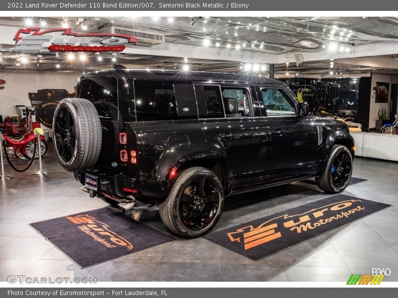 Santorini Black Metallic / Ebony 2022 Land Rover Defender 110 Bond Edition/007