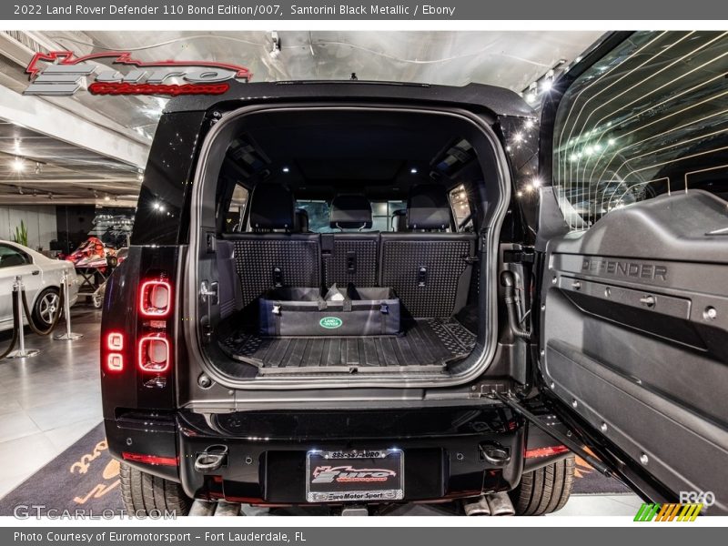 Santorini Black Metallic / Ebony 2022 Land Rover Defender 110 Bond Edition/007
