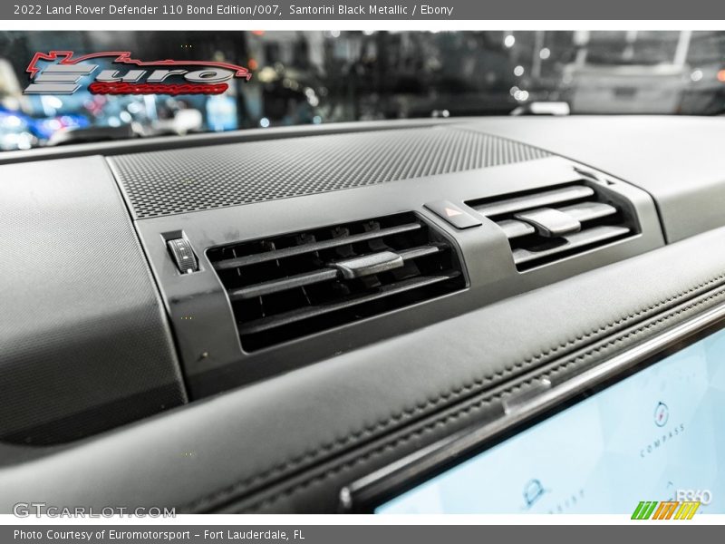 Santorini Black Metallic / Ebony 2022 Land Rover Defender 110 Bond Edition/007