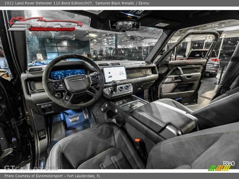 Santorini Black Metallic / Ebony 2022 Land Rover Defender 110 Bond Edition/007