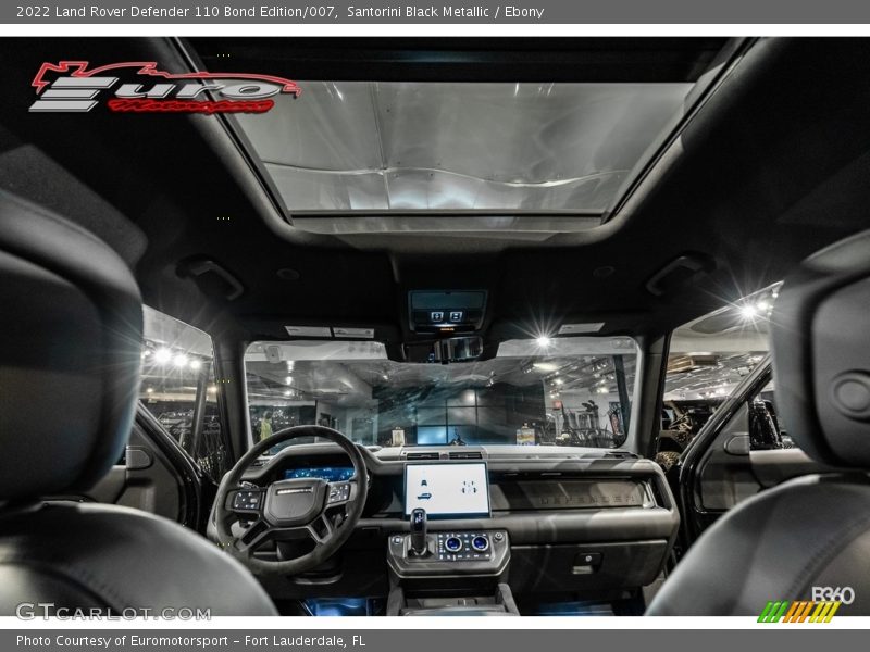Santorini Black Metallic / Ebony 2022 Land Rover Defender 110 Bond Edition/007