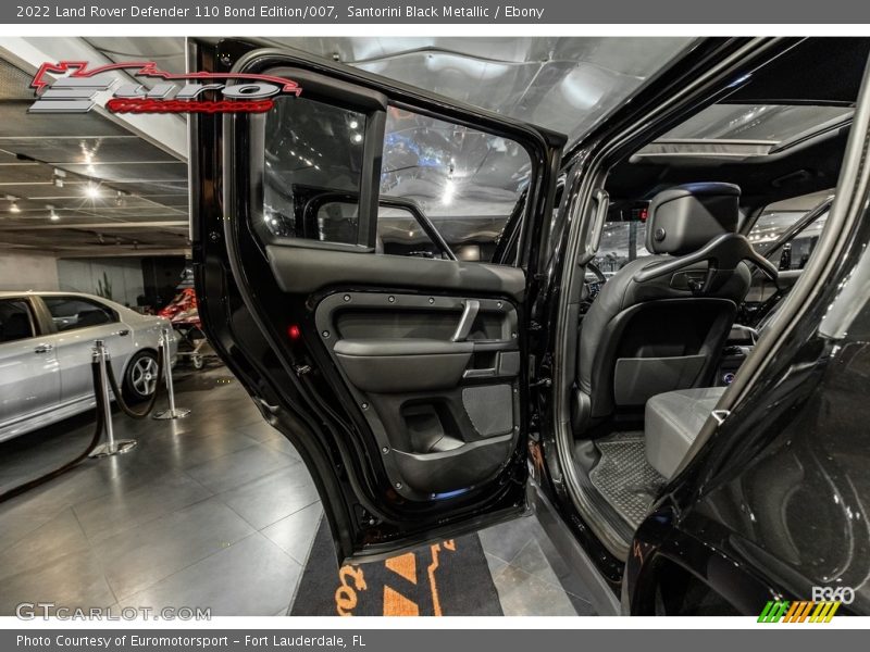 Santorini Black Metallic / Ebony 2022 Land Rover Defender 110 Bond Edition/007