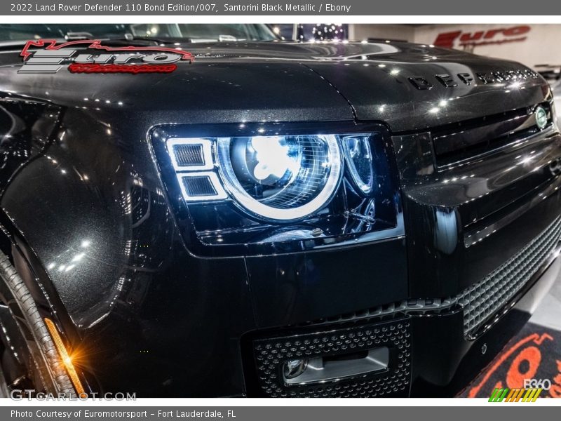 Santorini Black Metallic / Ebony 2022 Land Rover Defender 110 Bond Edition/007