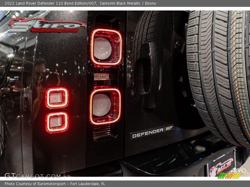 Santorini Black Metallic / Ebony 2022 Land Rover Defender 110 Bond Edition/007