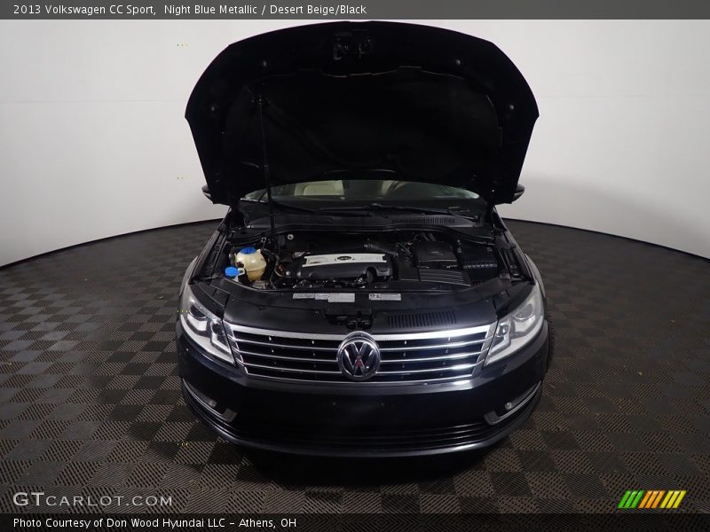 Night Blue Metallic / Desert Beige/Black 2013 Volkswagen CC Sport