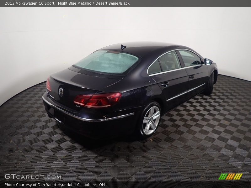 Night Blue Metallic / Desert Beige/Black 2013 Volkswagen CC Sport