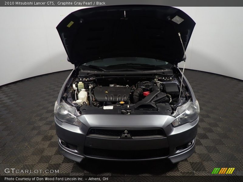Graphite Gray Pearl / Black 2010 Mitsubishi Lancer GTS