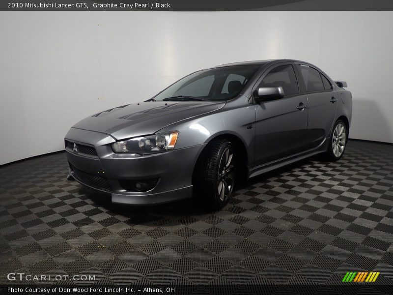 Graphite Gray Pearl / Black 2010 Mitsubishi Lancer GTS