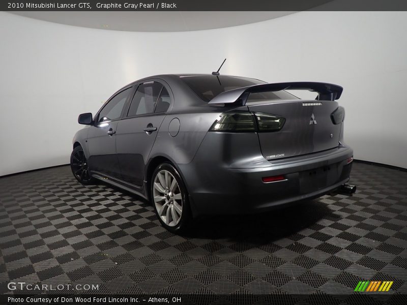 Graphite Gray Pearl / Black 2010 Mitsubishi Lancer GTS