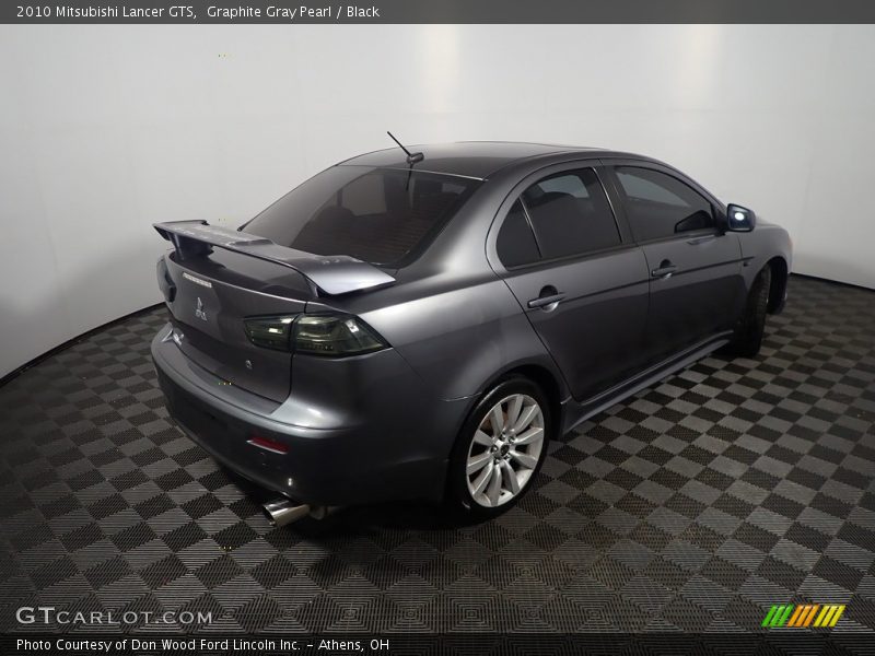 Graphite Gray Pearl / Black 2010 Mitsubishi Lancer GTS