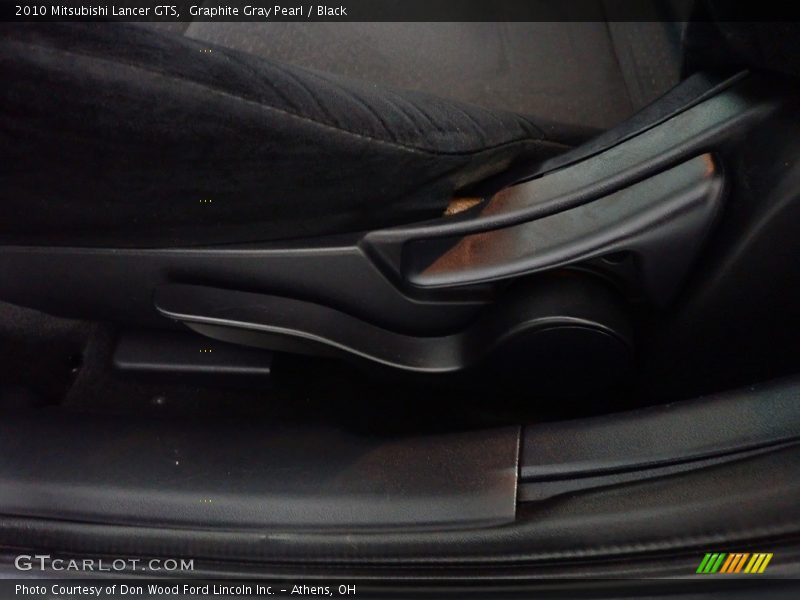 Graphite Gray Pearl / Black 2010 Mitsubishi Lancer GTS