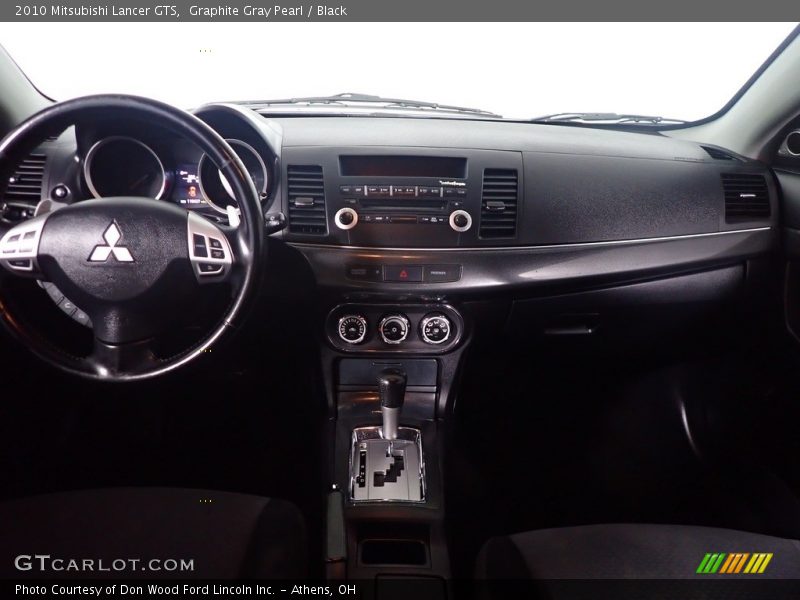 Graphite Gray Pearl / Black 2010 Mitsubishi Lancer GTS
