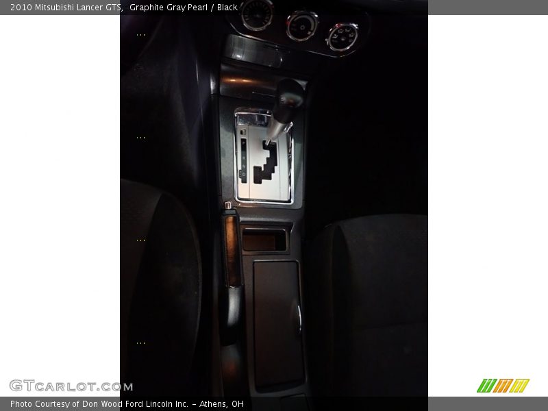 Graphite Gray Pearl / Black 2010 Mitsubishi Lancer GTS