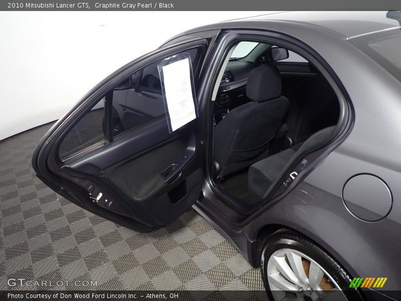 Graphite Gray Pearl / Black 2010 Mitsubishi Lancer GTS