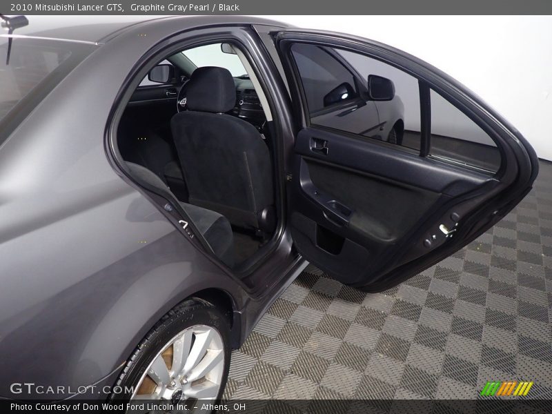 Graphite Gray Pearl / Black 2010 Mitsubishi Lancer GTS