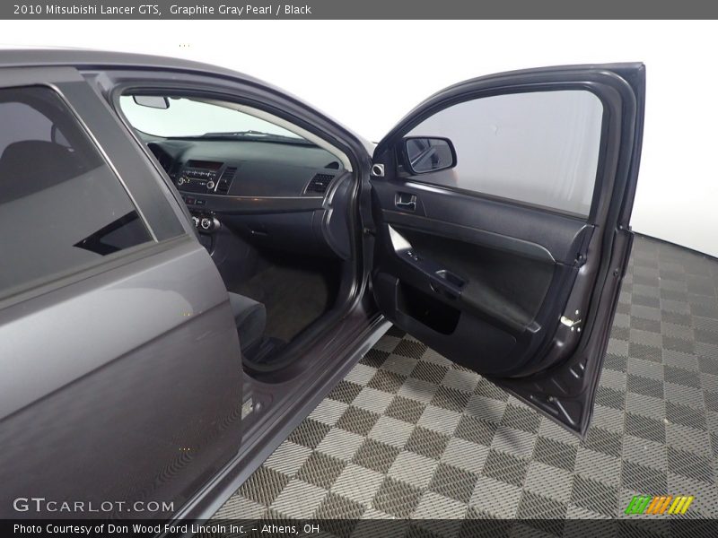 Graphite Gray Pearl / Black 2010 Mitsubishi Lancer GTS