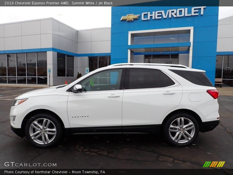 Summit White / Jet Black 2019 Chevrolet Equinox Premier AWD