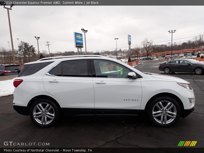 Summit White / Jet Black 2019 Chevrolet Equinox Premier AWD