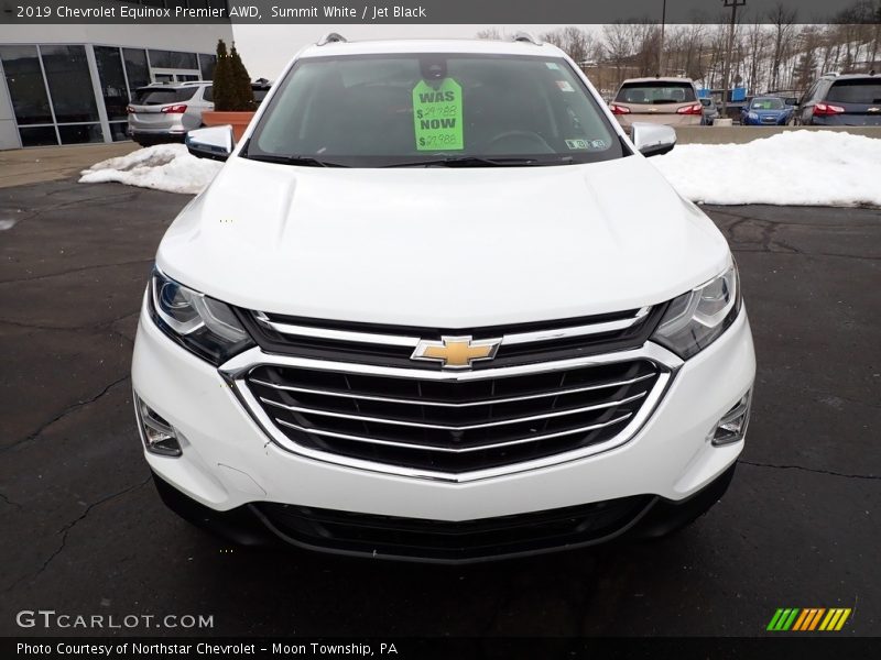 Summit White / Jet Black 2019 Chevrolet Equinox Premier AWD