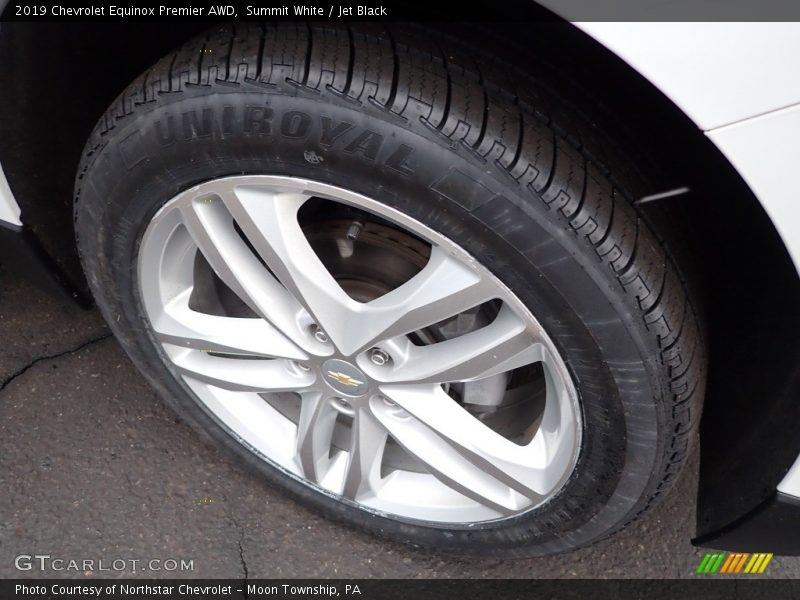 Summit White / Jet Black 2019 Chevrolet Equinox Premier AWD