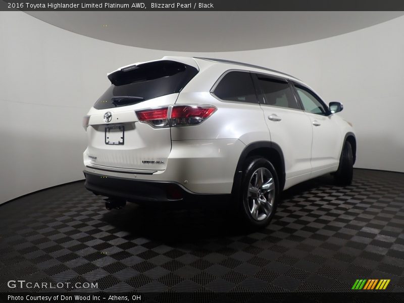 Blizzard Pearl / Black 2016 Toyota Highlander Limited Platinum AWD
