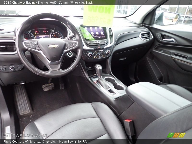 Summit White / Jet Black 2019 Chevrolet Equinox Premier AWD