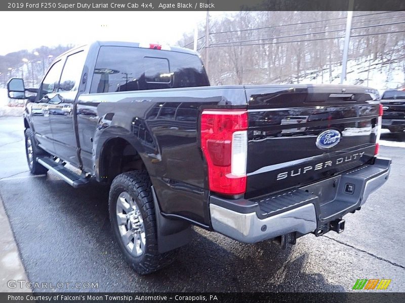 Agate Black / Black 2019 Ford F250 Super Duty Lariat Crew Cab 4x4