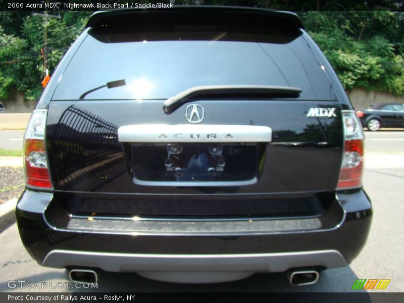 Nighthawk Black Pearl / Saddle/Black 2006 Acura MDX