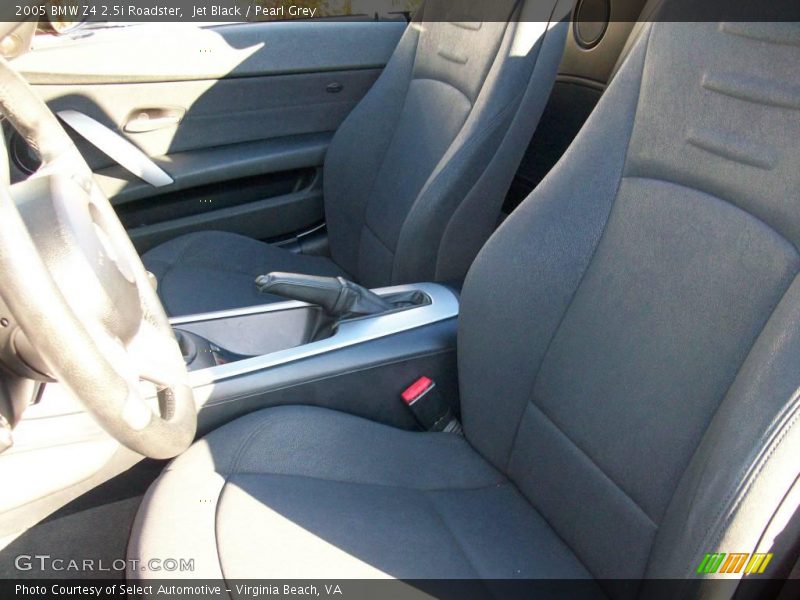 Jet Black / Pearl Grey 2005 BMW Z4 2.5i Roadster
