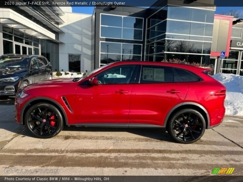 Firenze Red Metallic / Ebony/Light Oyster 2020 Jaguar F-PACE SVR