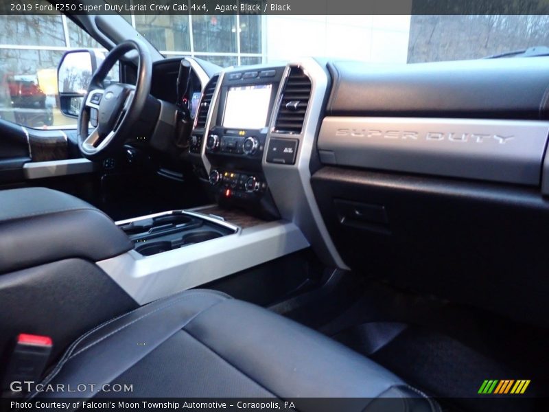 Agate Black / Black 2019 Ford F250 Super Duty Lariat Crew Cab 4x4