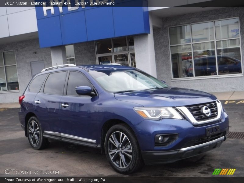 Caspian Blue / Almond 2017 Nissan Pathfinder Platinum 4x4