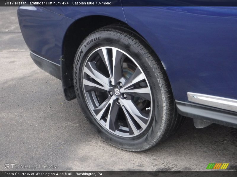 Caspian Blue / Almond 2017 Nissan Pathfinder Platinum 4x4
